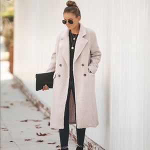 NWT VICI Sherpa Pocketed Trench Coat